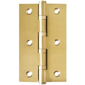 CERNIERE IN FERRO A LIBRO OTTONATE GIALLO POLL. 4 PZ. 2 CERNIERE IN FERRO A LIBRO OTTONATE GIALLO POLL. 4 PZ. 2