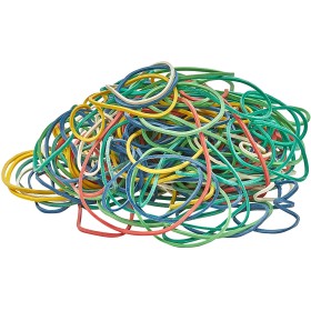 ELASTICI IN GOMMA MILLEUSI ASSORTITI GR. 100 ELASTICI IN GOMMA MILLEUSI ASSORTITI GR. 100