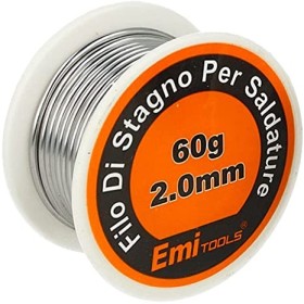 FILO STAGNO PER SALDARE DIAM. MM. 2 SU ROCCHETTO GR. 60 FILO STAGNO PER SALDARE DIAM. MM. 2 SU ROCCHETTO GR. 60