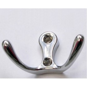 GANCIO A DUE APPENDINO CM. 6,8x4,5 PZ. 2 GANCIO A DUE APPENDINO CM. 6,8x4,5 PZ. 2