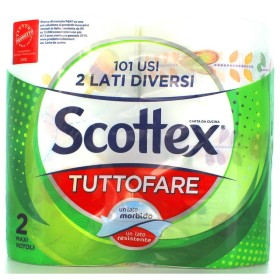 SCOTTEX CARTA CUCINA ASCIUGATUTTO TUTTOFARE 2 MAXI ROTOLI SCOTTEX CARTA CUCINA ASCIUGATUTTO TUTTOFARE 2 MAXI ROTOLI