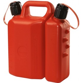 TANICA PER TRASPORTO CARBURANTE BENZINA OLIO MISCELA DOPPIO USO PER MOTOSEGA OMOLOGATA LT. 3,5x1,5 TANICA PER TRASPORTO CARBURANTE BENZINA OLIO MISCELA DOPPIO USO PER MOTOSEGA OMOLOGATA LT. 3,5x1,5