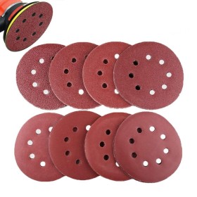 ABRA BETA DISCO ABRASIVO CORINDONE VELCRATO CON 8 FORI MM. 125 GR. 100 ABRA BETA DISCO ABRASIVO CORINDONE VELCRATO CON 8 FORI MM. 125 GR. 100