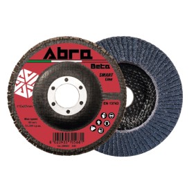 Abra beta Disco abrasivo su metallo mono lamelle mm. 115 gr. 40 Abra beta Disco abrasivo su metallo mono lamelle mm. 115 gr. 40