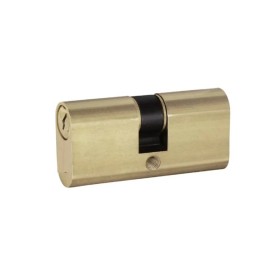 CORNI CILINDRO OVALE 09010 OTTONE CON 3 CHIAVI MM 54 27+27 CORNI CILINDRO OVALE 09010 OTTONE CON 3 CHIAVI MM 54 27+27