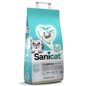 SANICAT LETTIERA PER GATTO CLUMPING WHITE UNSCENTED LT. 10 SANICAT LETTIERA PER GATTO CLUMPING WHITE UNSCENTED LT. 10