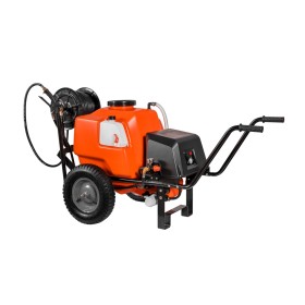 STOCKER POMPA CARRELLATA PER IRRORAZIONE A BATTERIA CON SERBATOIO LT. 80 12 VOLT STOCKER POMPA CARRELLATA PER IRRORAZIONE A BATTERIA CON SERBATOIO LT. 80 12 VOLT