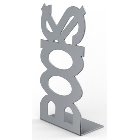 FERMALIBRO IN ACCIAIO MOD. BOOKS ARGENTO FERMALIBRO IN ACCIAIO MOD. BOOKS ARGENTO