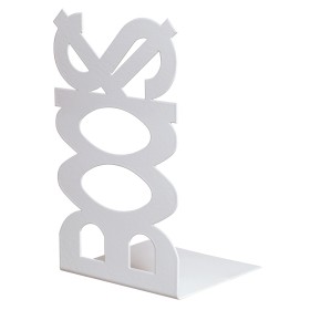 FERMALIBRO IN ACCIAIO MOD.BOOKS BIANCO FERMALIBRO IN ACCIAIO MOD.BOOKS BIANCO