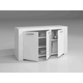KIT CREDENZA 3A 'AMBIT' cm.144X42X80h. colore bianco KIT CREDENZA 3A 'AMBIT' cm.144X42X80h. colore bianco