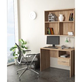 KIT SCRIVANIA 1C cm.100x50x74h colore rovere KIT SCRIVANIA 1C cm.100x50x74h colore rovere