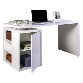 KIT SCRIVANIA cm.140X69X74h. colore bianco lucido KIT SCRIVANIA cm.140X69X74h. colore bianco lucido