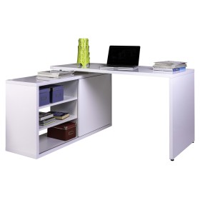 KIT SCRIVANIA cm.150X69/120X74h. colore bianco lucido KIT SCRIVANIA cm.150X69/120X74h. colore bianco lucido