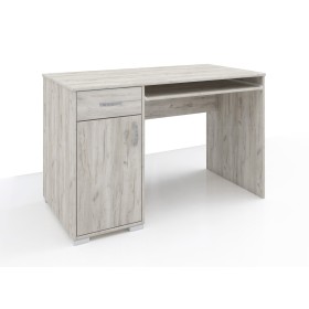 KIT SCRIVANIA YOUNG 1A+1C 120x75x60 colore rovere artigianale grigio KIT SCRIVANIA YOUNG 1A+1C 120x75x60 colore rovere artigianale grigio