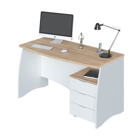 KIT SCRIVANIA'ESTIL'C 3C cm.136x67x74h colore rovere/bianco KIT SCRIVANIA'ESTIL'C 3C cm.136x67x74h colore rovere/bianco