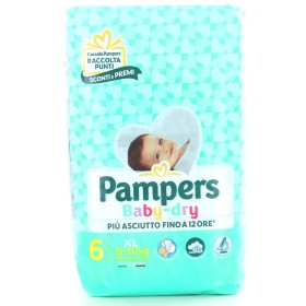 PAMPERS BABY DRY 6 XL 15-30 Kg 15 PZ. PAMPERS BABY DRY 6 XL 15-30 Kg 15 PZ.