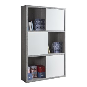 PRATICO LIBRERIA cm. 35,5x120x194,5H colore cemento PRATICO LIBRERIA cm. 35,5x120x194,5H colore cemento