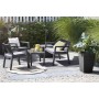 ALLIBERT SALOTTO EMILY GRAPHITE CON CUSCINI