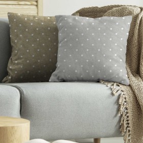 CUSCINO TULIPANO cm.43x43 POIS GRIGIO 1810 CUSCINO TULIPANO cm.43x43 POIS GRIGIO 1810