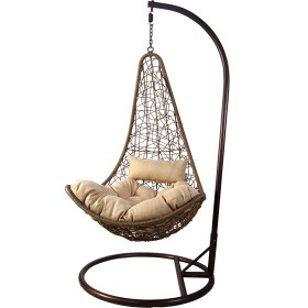 POLTRONA PENSILE cm 95x195h RATTAN 022723 POLTRONA PENSILE cm 95x195h RATTAN 022723