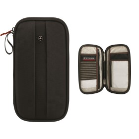 VICTORINOX PORTADOCUMENTI DA VIAGGIO CON PROTEZIONE RFID NERO VICTORINOX PORTADOCUMENTI DA VIAGGIO CON PROTEZIONE RFID NERO