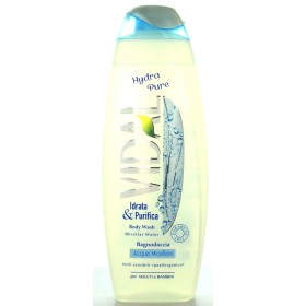 VIDAL BAGNOSCHIUMA DOCCIA ACQUA MICELLARE IDRATA E PURIFICA 500 ML VIDAL BAGNOSCHIUMA DOCCIA ACQUA MICELLARE IDRATA E PURIFICA 500 ML