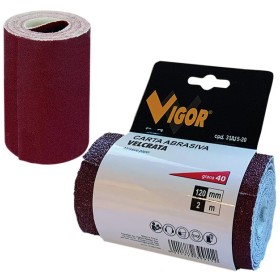 CARTA ABRASIVA VELCRATA VIGOR 120 MM 2 METRI 150 G CARTA ABRASIVA VELCRATA VIGOR 120 MM 2 METRI 150 G