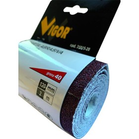 CARTA ABRASIVA VELCRATA VIGOR 120 MM 2 METRI 60 G CARTA ABRASIVA VELCRATA VIGOR 120 MM 2 METRI 60 G
