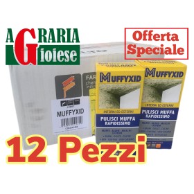 FAREN MUFFYXID PULISCI MUFFA RAPIDISSIMO PER INTERNI ED ESTERNI SPRAY ML. 500 conf. 12 pezzi FAREN MUFFYXID PULISCI MUFFA RAPIDISSIMO PER INTERNI ED ESTERNI SPRAY ML. 500 conf. 12 pezzi