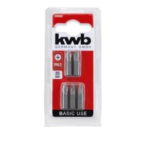 KWB BIT DI AVVITATURA BASIC USE PH2 MM. 25 PZ. 5 KWB BIT DI AVVITATURA BASIC USE PH2 MM. 25 PZ. 5