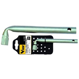 VIGOR CHIAVE A PIPA 1 BOCCA ESAGONALE MM. 8 VIGOR CHIAVE A PIPA 1 BOCCA ESAGONALE MM. 8