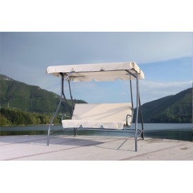 DONDOLO IN ACCIAIO ROMANTIC A 3 POSTI DONDOLO IN ACCIAIO ROMANTIC A 3 POSTI