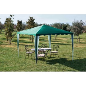 GAZEBO IN POLIESTERE mt.3x3 COLORE VERDE GAZEBO IN POLIESTERE mt.3x3 COLORE VERDE
