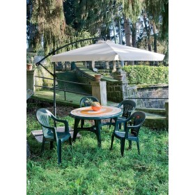 OMBRELLONE ACCIAIO DECENTRATO FLYN cm.300 ECRÙ OMBRELLONE ACCIAIO DECENTRATO FLYN cm.300 ECRÙ