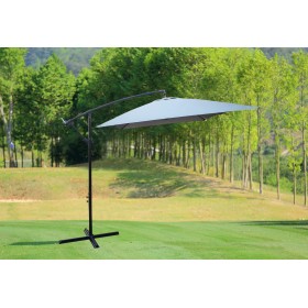 OMBRELLONE DECENTRATO BANANA mt 2x3 grigio chiaro 022917 OMBRELLONE DECENTRATO BANANA mt 2x3 grigio chiaro 022917