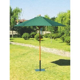 OMBRELLONE IN LEGNO TONDO cm.250-6-38 VERDE OMBRELLONE IN LEGNO TONDO cm.250-6-38 VERDE