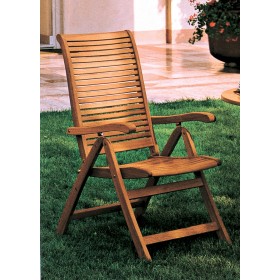 POLTRONA IN LEGNO A 5 POSIZIONI RIVIERA POLTRONA IN LEGNO A 5 POSIZIONI RIVIERA