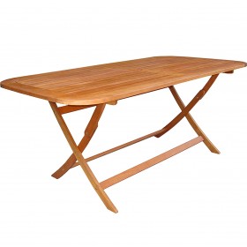 TAVOLO IN LEGNO PIEGHEVOLE FLOWER 150x90x74h TAVOLO IN LEGNO PIEGHEVOLE FLOWER 150x90x74h