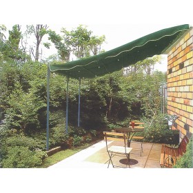 VERANDA IN ACCIAIO mt.3x4 COLORE VERDE VERANDA IN ACCIAIO mt.3x4 COLORE VERDE
