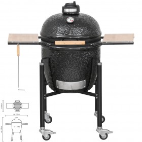 MONOLITH BARBECUE A CARBONE CLASSIC BASIC NERO CM. 135x80x135h. MONOLITH BARBECUE A CARBONE CLASSIC BASIC NERO CM. 135x80x135h.