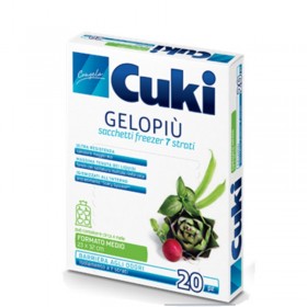 CUKI GELOPIÙ SACCHETTI FREEZER - FORMATO MEDIO - 20 SACCHETTI - LT 2.5 - CM 23X32 CUKI GELOPIÙ SACCHETTI FREEZER - FORMATO MEDIO - 20 SACCHETTI - LT 2.5 - CM 23X32