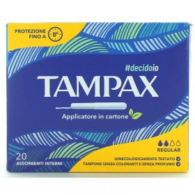 TAMPAX REGULAR 20 PZ. TAMPAX REGULAR 20 PZ.