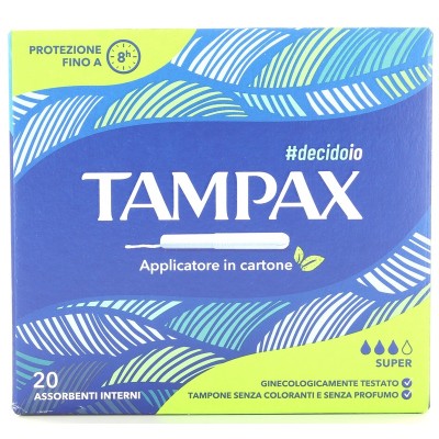 TAMPAX ASSORBENTI INTERNI SUPER 20 PEZZI