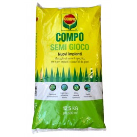 COMPO SEMI DI PRATO GIOCO SPORTIVO KG. 12,5 COMPO SEMI DI PRATO GIOCO SPORTIVO KG. 12,5