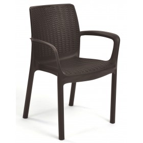 KETER POLTRONA MELODY COLORE MARRONE KETER POLTRONA MELODY COLORE MARRONE