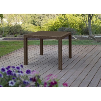 KETER TAVOLO MELODY cm.94x94x74h COLORE MARRONE