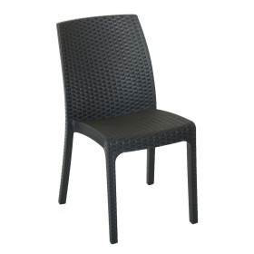 SEDIA VIRGINIA cm 47x59x86h COLORE ANTRACITE SEDIA VIRGINIA cm 47x59x86h COLORE ANTRACITE