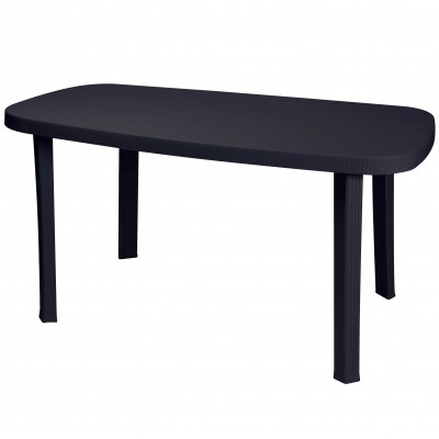 TAVOLO GARDEN OTELLO cm.1136x82x72h COLORE  ANTRACITE