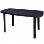 TAVOLO GARDEN OTELLO cm.1136x82x72h COLORE  ANTRACITE
