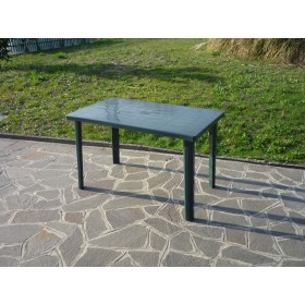 TAVOLO RESINA cm.120x70 COLORE VERDE TAVOLO RESINA cm.120x70 COLORE VERDE